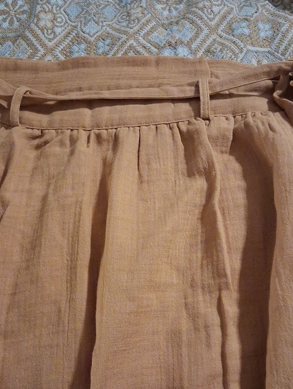 NWT Oddbird Gauze Wrap Skirt S/M Marigold - Picture 9 of 9